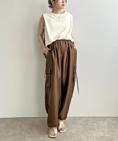LHELBIE レルビエ 2WAYヘムカーゴパンツ 52148M 本州送料無料！