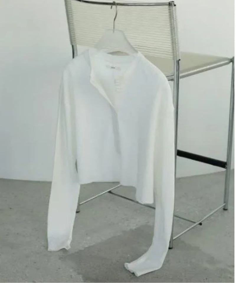 anuke (アンヌーク） Waffle Henley Tops 62520628 | Deargo