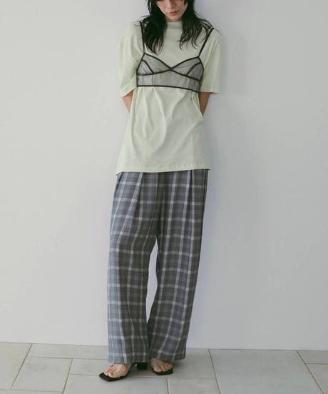 anuke アンヌーク　Bicolor Tulle Bratop　62610406