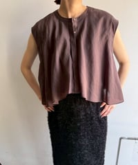 Cafune　カフネ　sheer shiny tiered blouse  シアーシャイニーティアードブラウス　535920