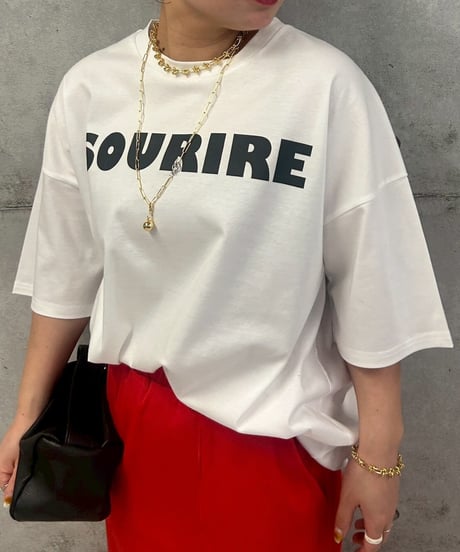ROSIEE　ロージー BIGシルエットロゴプリントTシャツ R830306 2026NEWARIIVAL