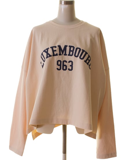 PASSIONE パシオーネ　カレッジロゴ ショート丈　長袖　Tシャツ　416959