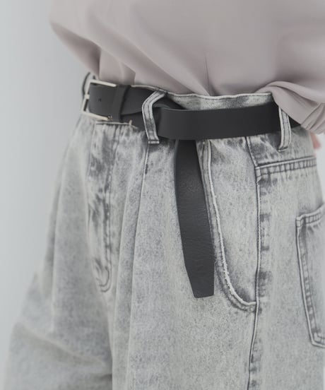 YENNイェン　HIGH RISE TUCK WIDE PT L/GRAYD　Y241-31024QU