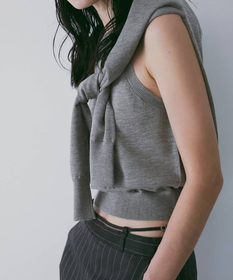 anuke アンヌーク　Highgauge Sheer Cardigan　62610522