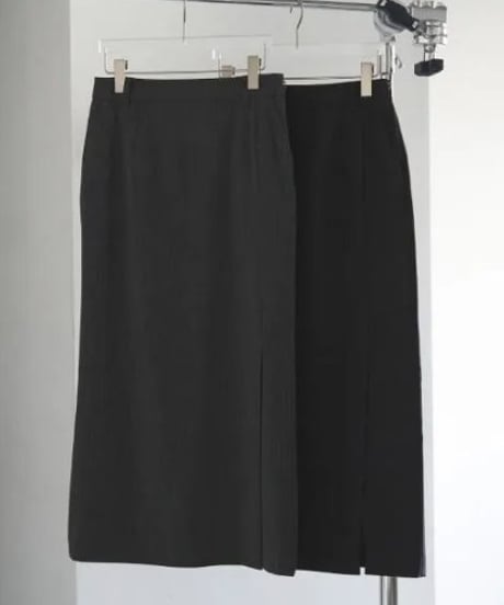 anuke (アンヌーク） Heather Stretch Middleskirt 62520801　ロングマキシスカート