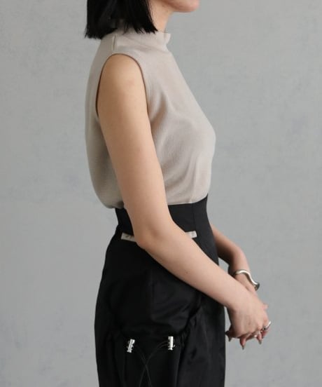 MILANRIB SLEEVELESS KNIT TOPSミラノリブノースリーブトップス 送料無料