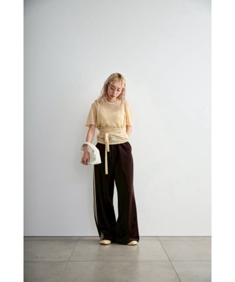 anuke アンヌーク Wrapcami Layered Knit 62620503