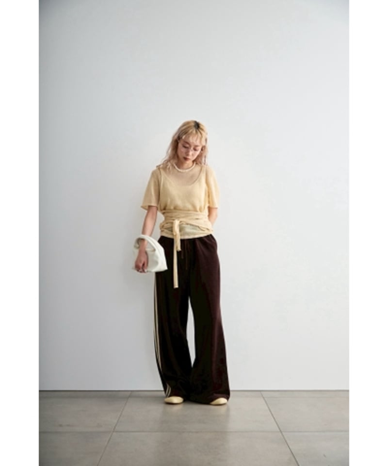 anuke アンヌーク Wrapcami Layered Knit 62620503 | De