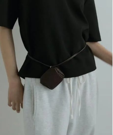 anuke (アンヌーク） Ecoleather Waist Pouch 62521023