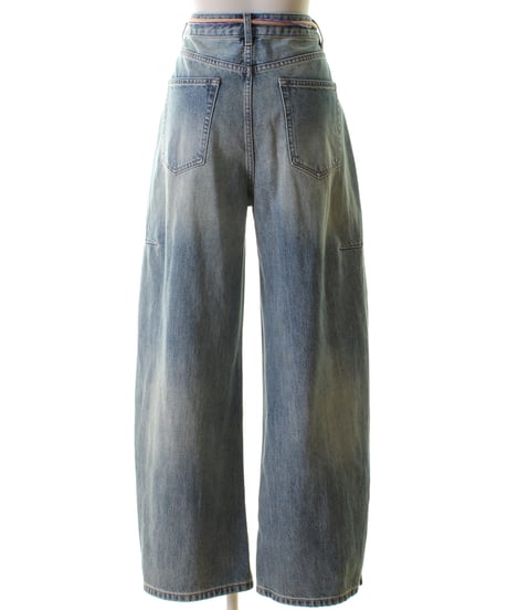 コード付ピンタックデニムパンツ　77661　2026NEWARIIVAL