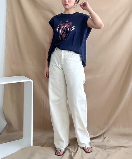 イラストプリントTシャツ 51879Y-2