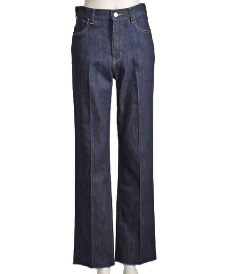 cafune カフネPASSIONE パシオーネ　Robe(ローブ）　フレアーデニム　カットオフデニム　335624