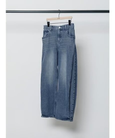 YENN イエン SIDE PLEATED DENIMPT