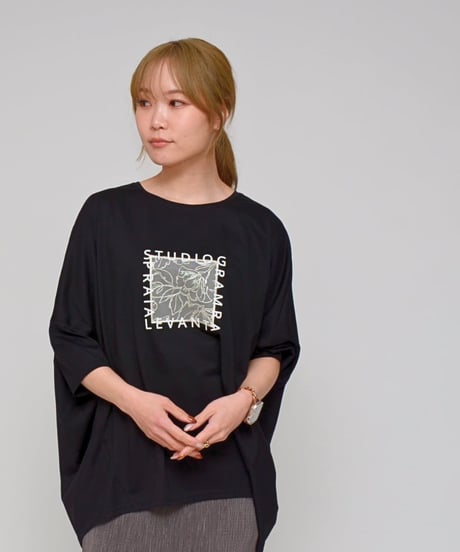 Praia　プライア シルケット綿・コクーンTシャツ LER-2641 2026NEWARIIVAL