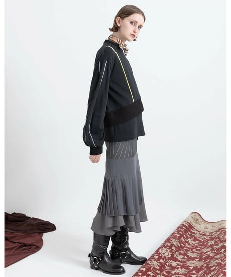 AULA AILA　アウラアイラ　2WAY PIPING PULLOVER 2WAYパイピングプルオーバ　1253-08025　　本州送料無料！