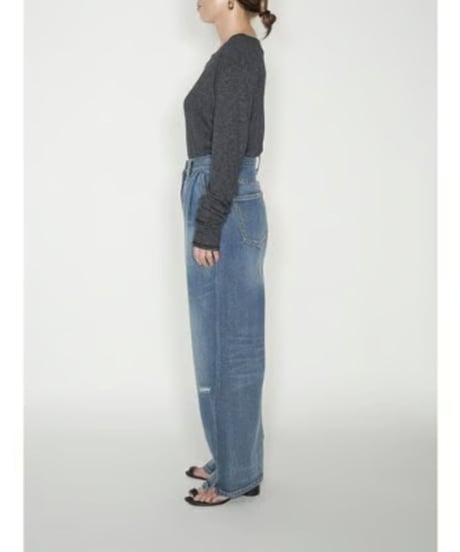 YENN　イエン　CURVED SEAM DENIM PT