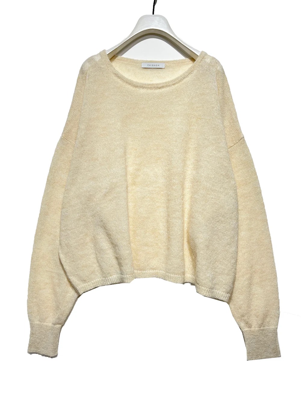 CHIGNON シニヨン シアーボリュームニットプルオーバー/9554-074JR