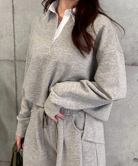 ROSIEE　ロージー シャツレイヤード風スウェット R780342 2026NEWARIIVAL
