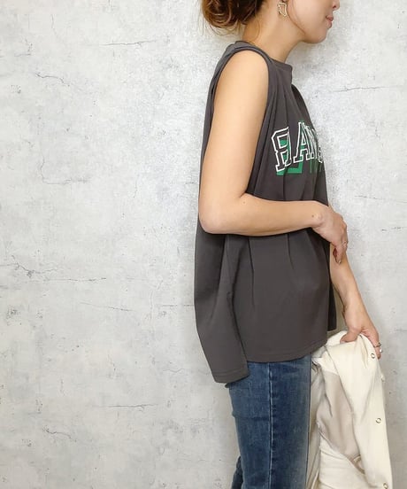 GALENA(ガレナ)　肩タックロゴＴｅｅ　70030-4105