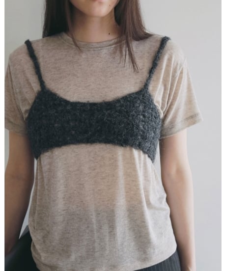 anuke アンヌーク Crochet Knit Bustier 62620510