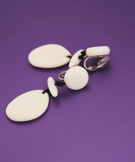 anuke アンヌーク Acrylic Stone Earring 62610901 本州送料無料！5月中旬発送予定
