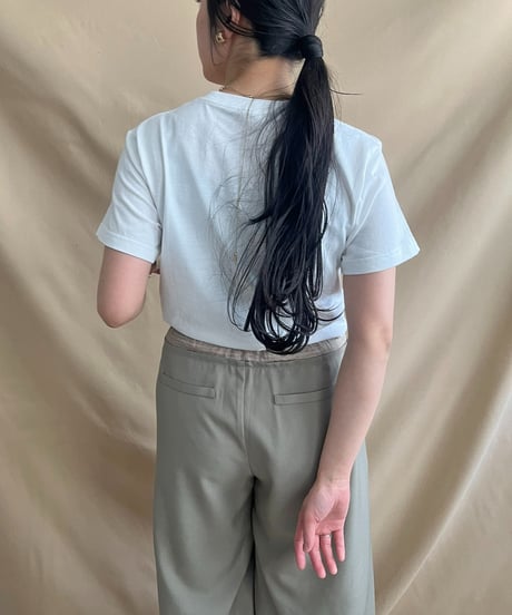 AmicoフロッキーロゴTシャツ51909Y-2