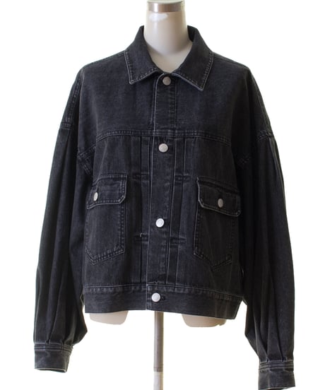 anti aciem　アンテアシーム 袖タックショート丈デニムジャケット MAN-2156755 2025AW本州送料無料！