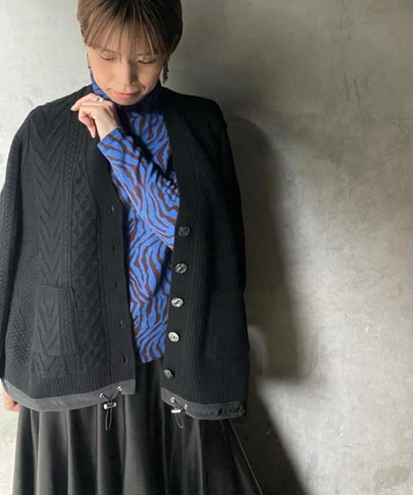 AUTUMN&WINTERTRANOI.　トラノイ　エコレザーサーキュラースカート　164R519