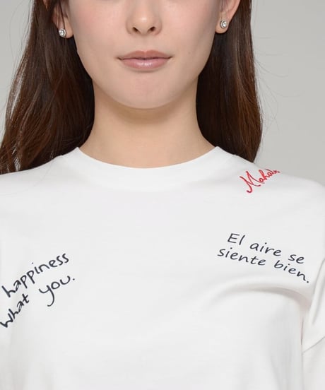 Praia　プライア 【360度こなれる】 マルチグラフィック・フレアTシャツ - LEO-2674 (2026NEWARIIVAL)