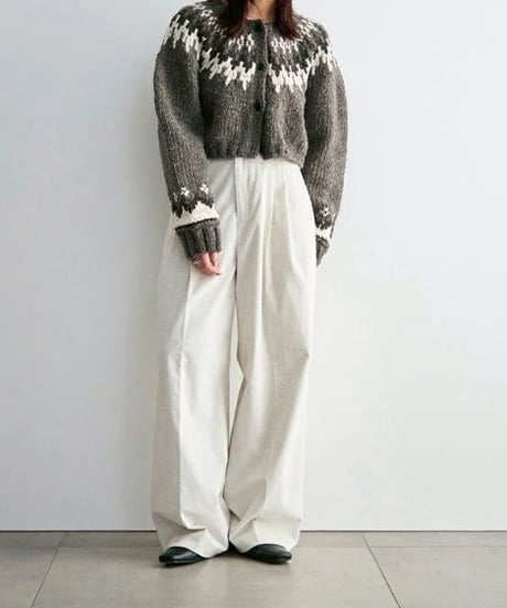 anuke アンヌーク Nordic Handknit Cardigan 62620502 10月下旬発送