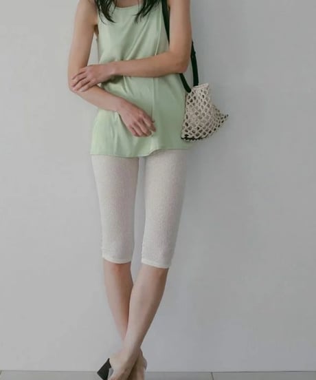 anuke アンヌーク Satin Uneck Tops 62610405 5月中旬発送