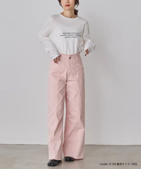 hunch ハンチ スラブ ロゴロンT WTS7096 2026NEWARIIVAL