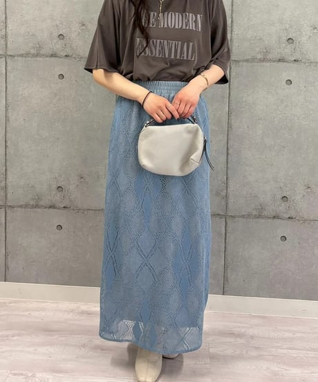 ROSIEE　ロージー ソフトな風合いフロッキープリントTシャツ R810317