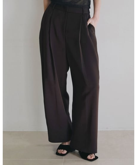 anuke アンヌーク Twill Satin Pants 62620708