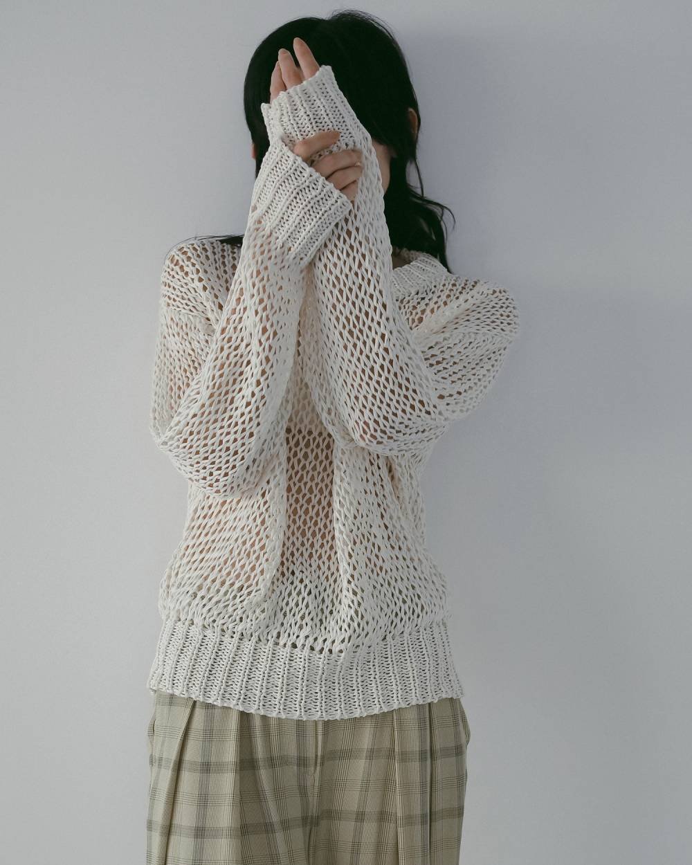 anuke アンヌーク Tapeyarn Loose Knit 62610508 本州送料無料