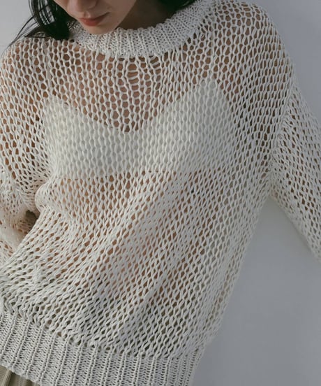 anuke アンヌーク　Tapeyarn Loose Knit　62610508 本州送料無料