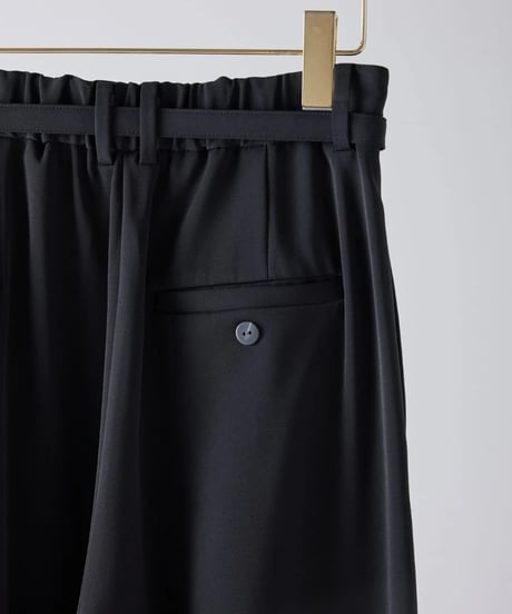 Mewl ミュール ベルト付タックワイドパンツ　M254-33046本州送料無料！