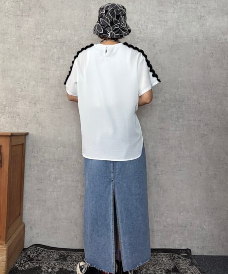 TRANOI.　トラノイ　ロングデニムスカート 223R531