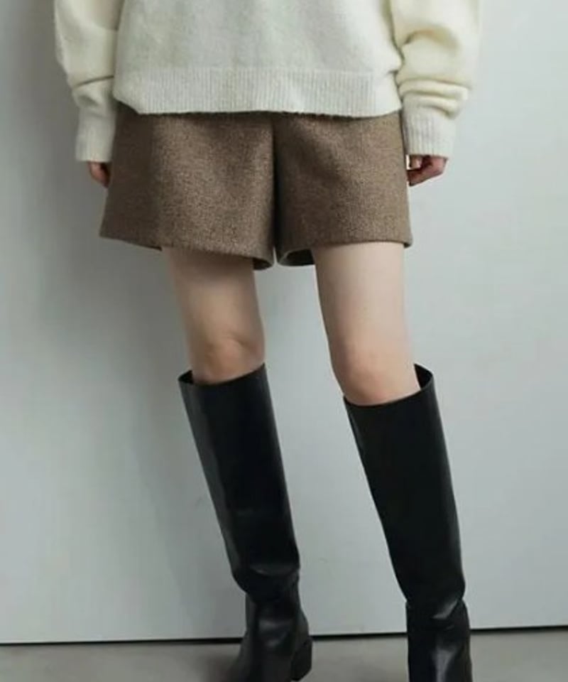 anuke (アンヌーク） Herringbone Short Pants 62520728