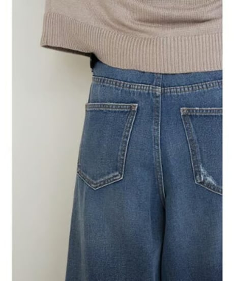 YENN　イエン　CURVED SEAM DENIM PT