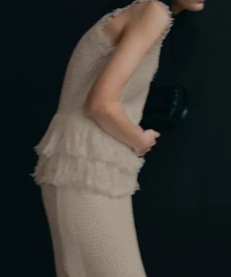 anuke アンヌーク Crochet Knit Skirt 62610804 本州送料無料！3月中旬～4月中旬発送予定