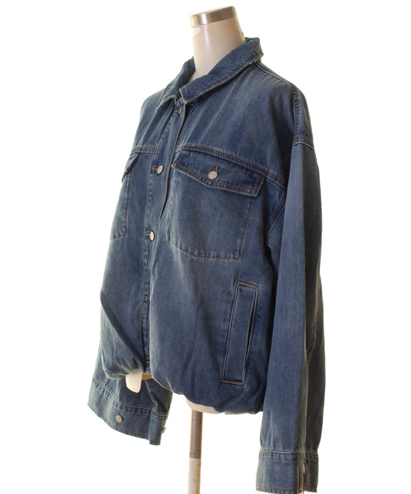 Dignite collier ディニテコリエ デニムバルーンジャケット 80256034 本