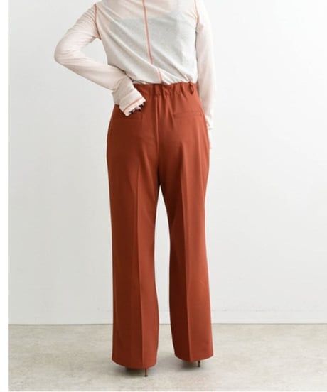 【AUTUMN SALE】LHELBIE(レルビエ)2WAYヘムハイウエストパンツ　51310A-2
