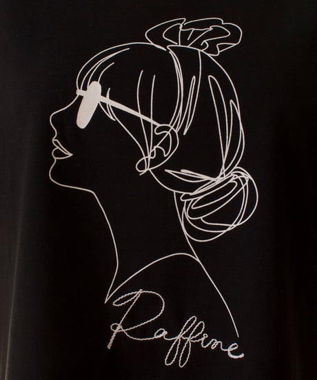 ROSIEE　ロージーR580336　女の子柄コード刺繍半袖Tシャツ　R030309