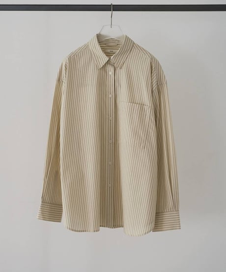 anuke アンヌーク　Stripe Over Shirts　62610401　本州送料無料
