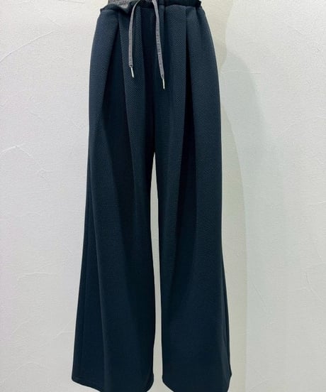 CYAN TOKYO シアントウキョウ クロスタックワッフルワイド パンツ 610446