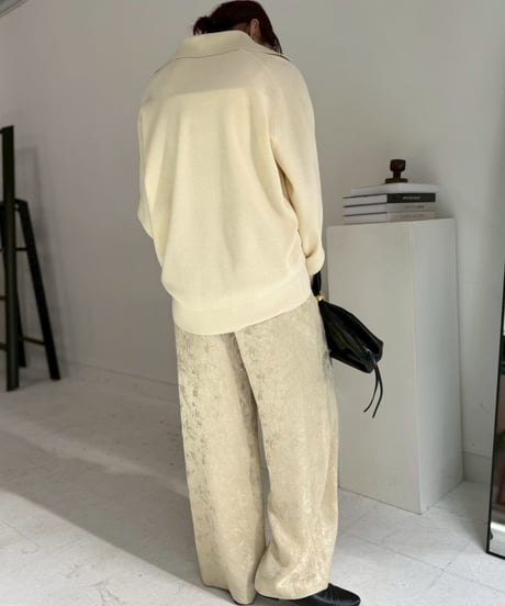 cafune カフネ PASSIONE パシオーネ ROBE　ローブ　waffle knit skipper pullover　615935　2026NEWARIIVAL