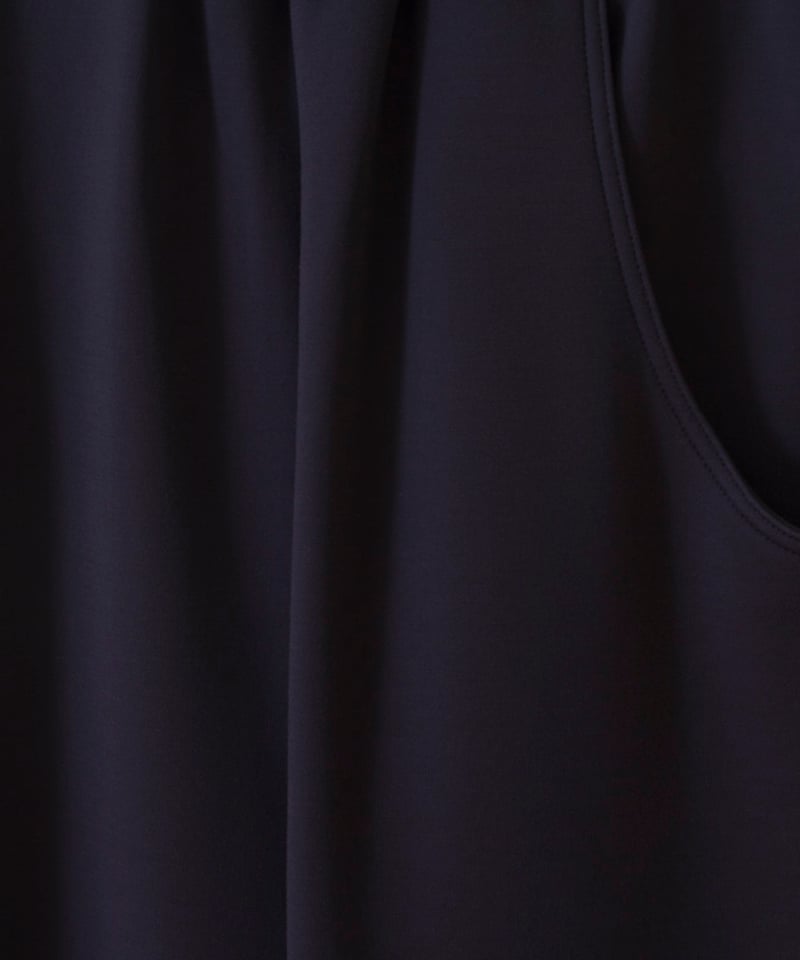 Dignite collier ディニテコリエ 裏起毛カットカーブパンツ カット裏