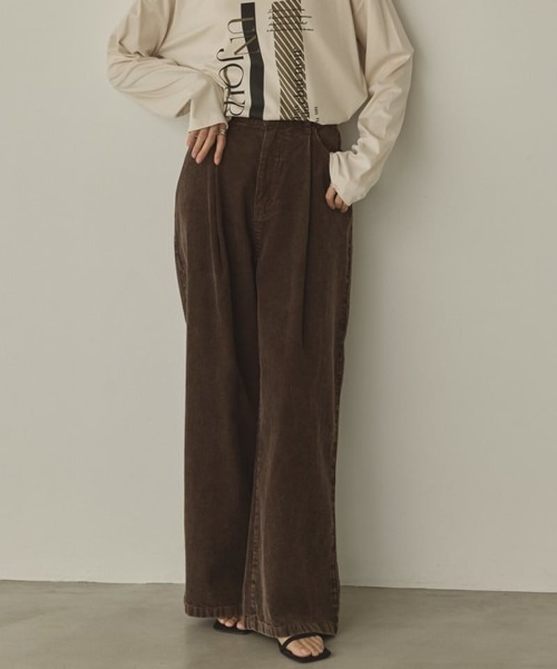 kolor コーデュロイ パンツ KOLOR BEACON [ カラービーコン ] 23AW コーデュロイ 5ポケット