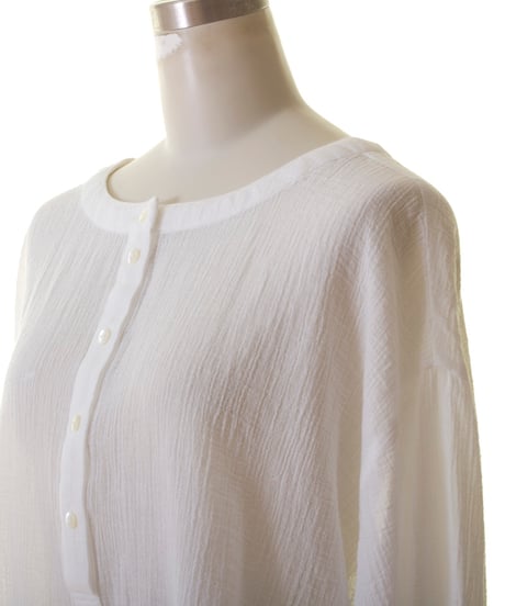PASSIONE パシオーネ ROBE　ローブ　ヘンリーネックコットン2WAYシャツ　616960 2026NEWARIIVAL